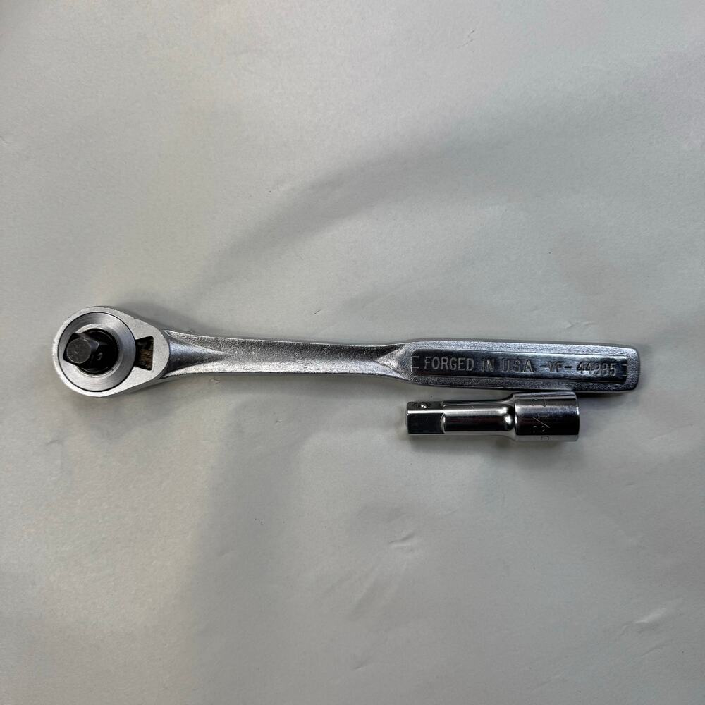 Vintage Craftsman 1/2" Drive Ratchet 44985 -VF-Made in USA